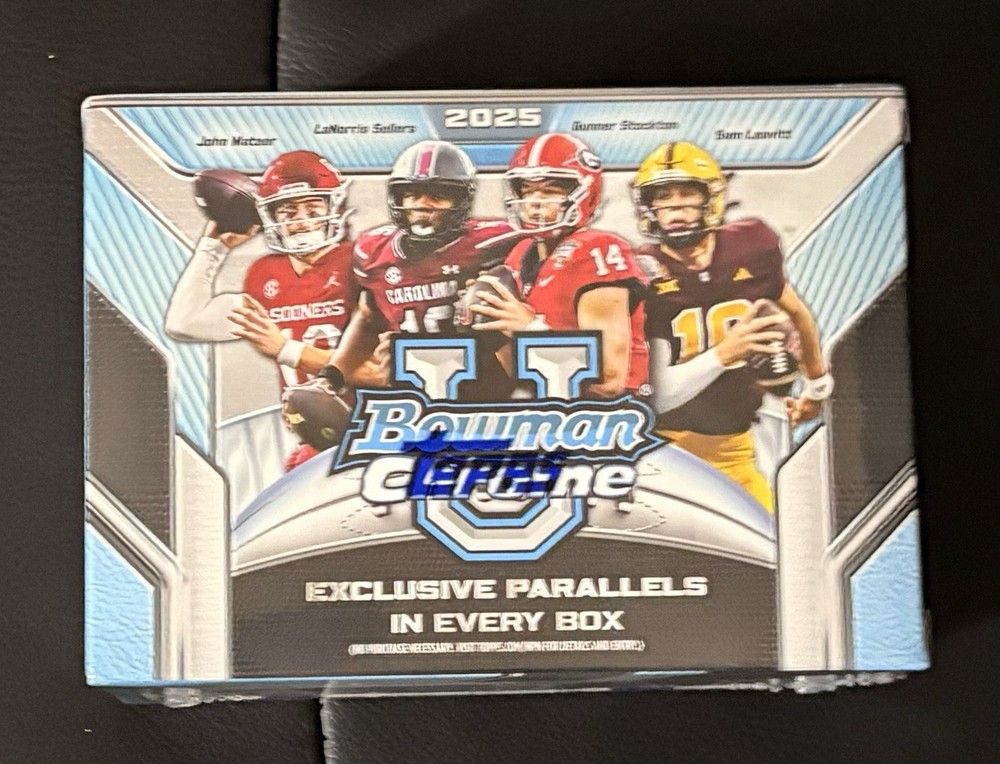 2025 Bowman Chrome University Football Blaster Box