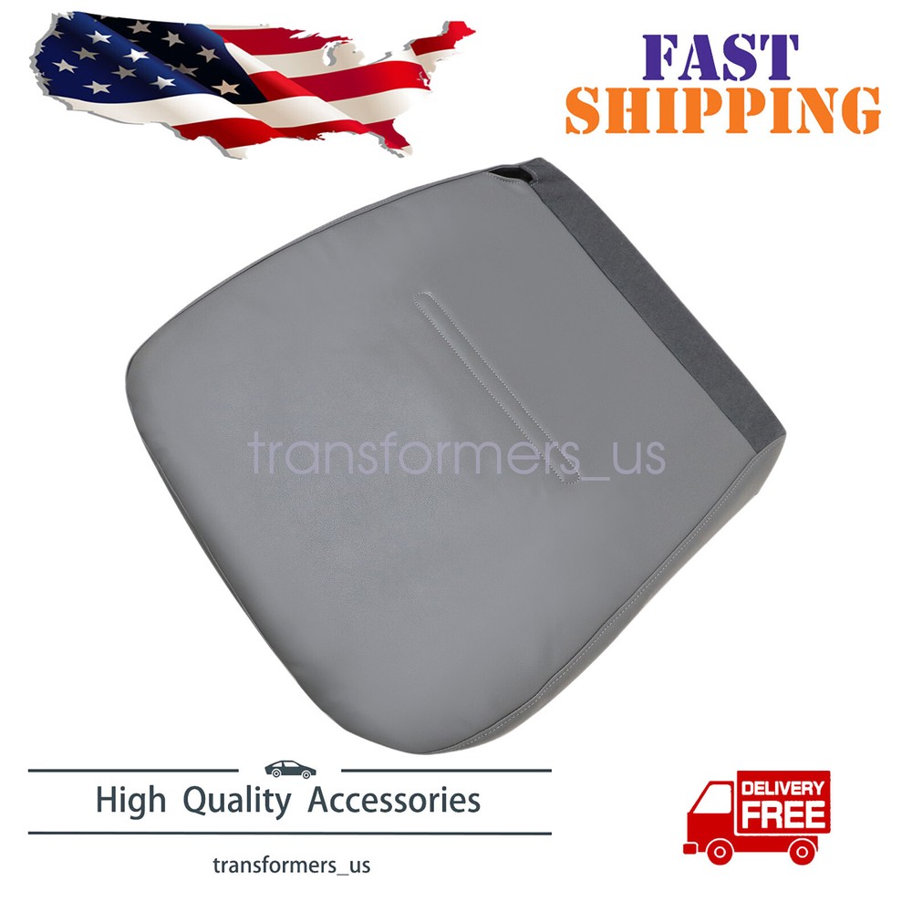 Gray Leather Driver Bottom Cover for 2001-2003 Ford F-250 F-350