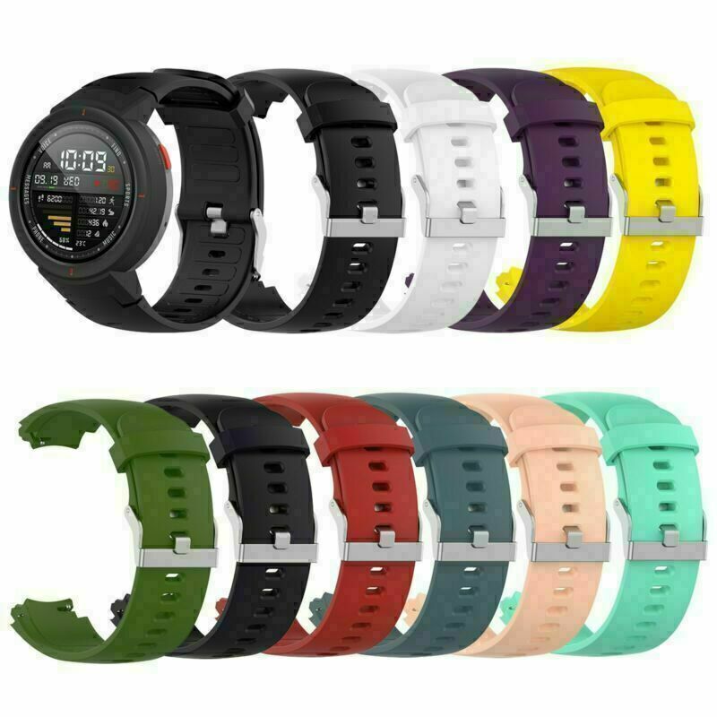 Pulsera de silicona pulsera pieza de repuesto para reloj Huami Amazfit Verge 3 ZHT