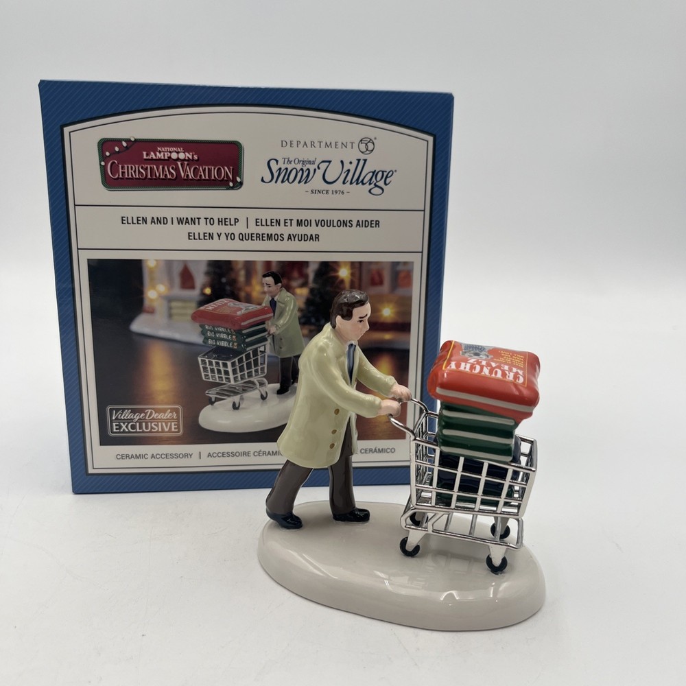 Dept 56 ELLEN AND I WANT TO HELP Lampoon Christmas Vacation Griswold village NEW