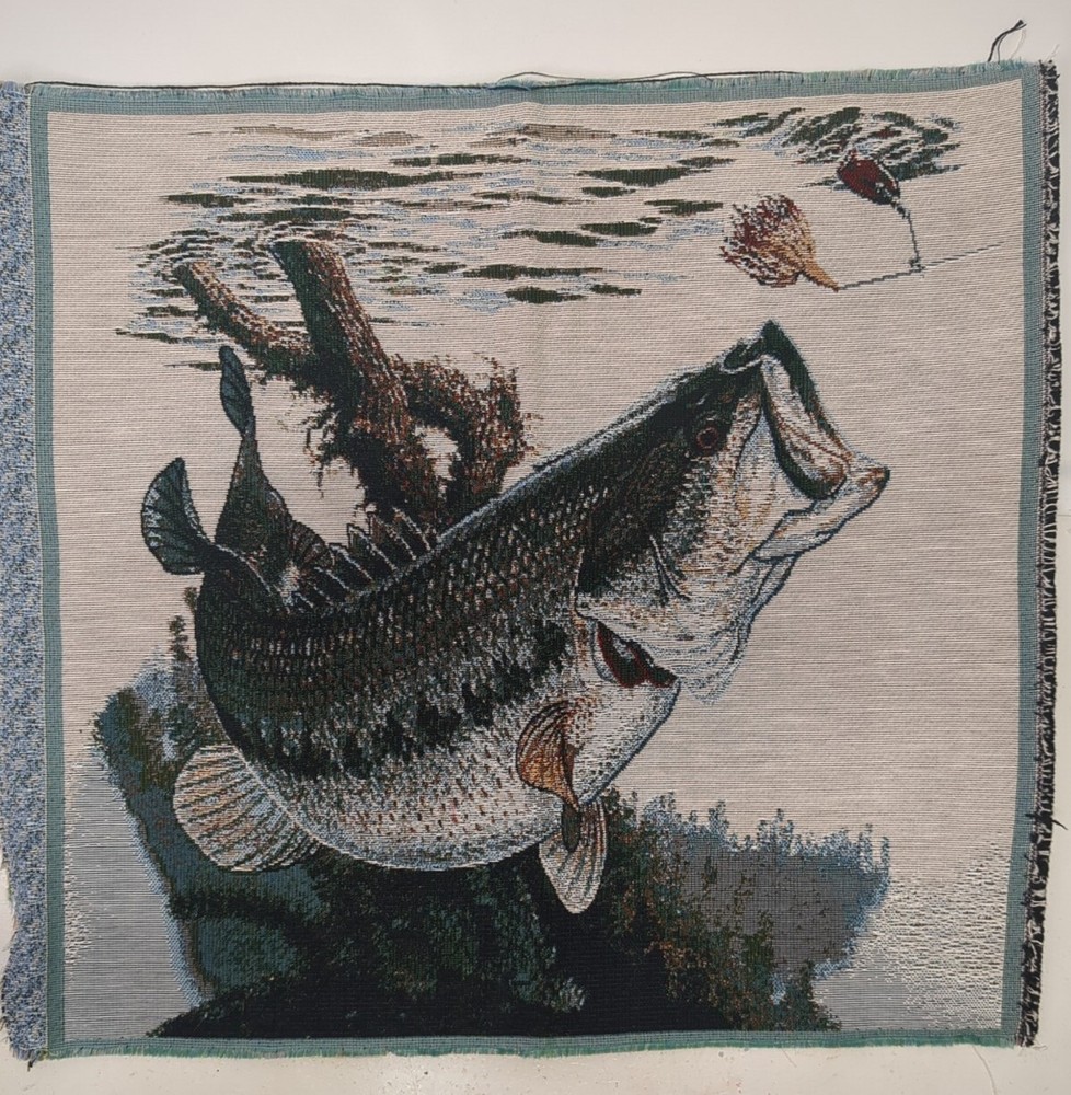 Bass Print Upholstery Fabric for Furniture & Decor  