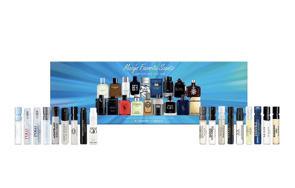 Holiday Edition 18-Pc. Fragrance Sampler Gift Set for Him, Created for Macy's.
