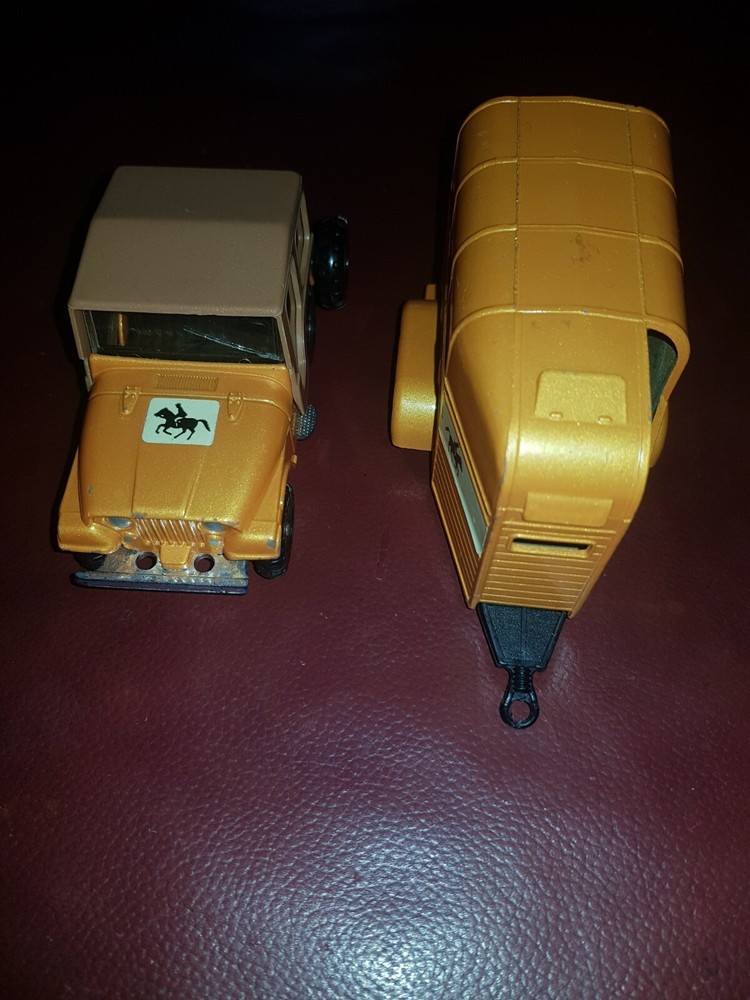 Vintage Corgi Pony Club Jeep & Horsebox &Landrover &Rice Trailer for Restoration