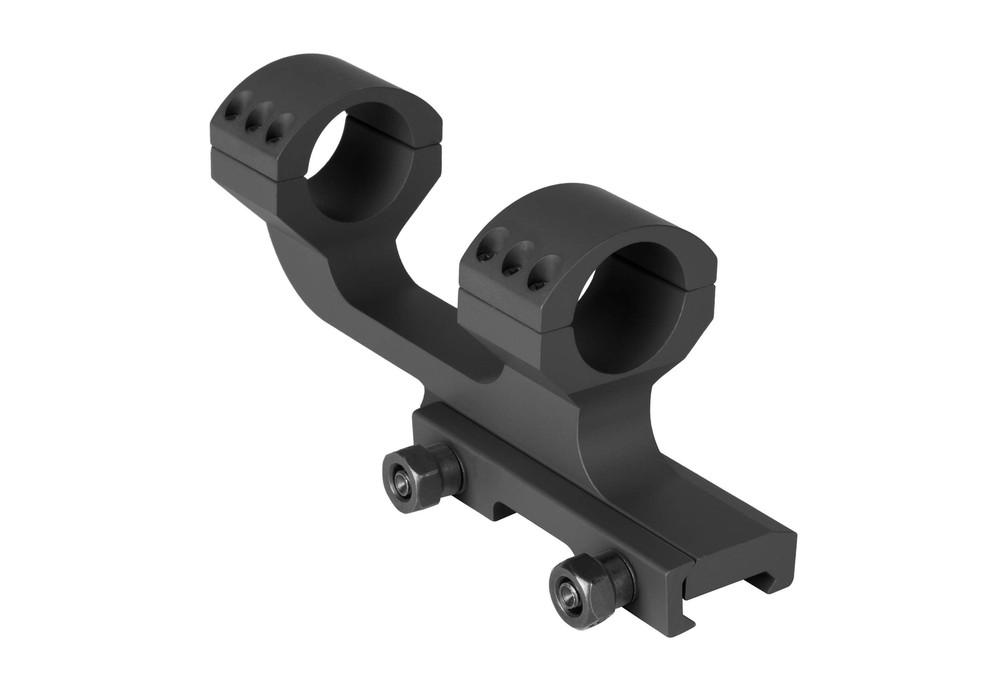 Monstrum Offset Cantilever Dual Ring Scope Mount 1 inch Diameter Black