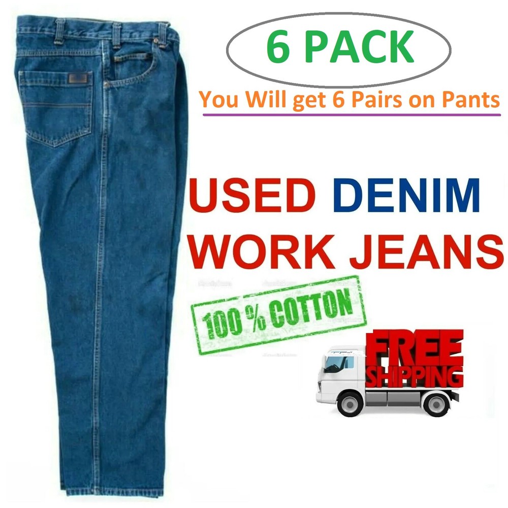 Work Jeans - PACK OF 6 - LIMITED TIME OFFER -  FREE Shipping-image