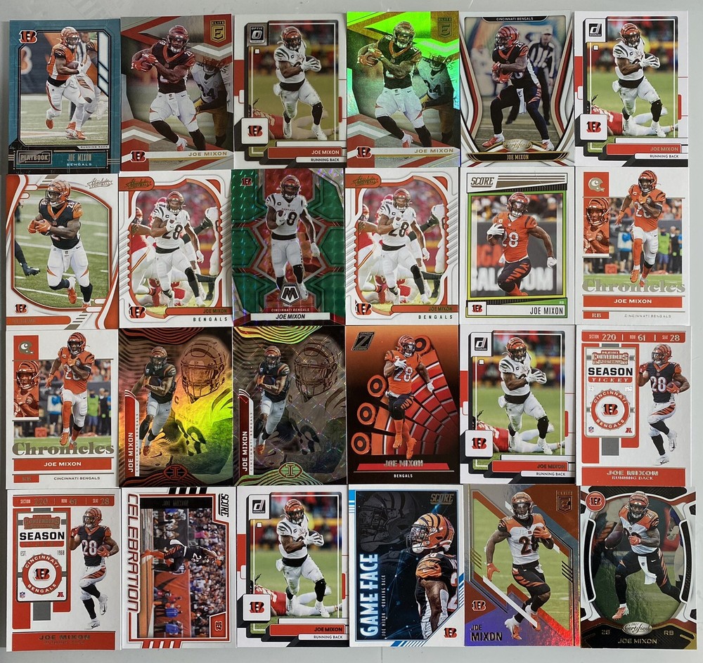 2020-2022 NFL Panini Mosaic/Optic - Joe Mixon RB CIN INVEST w/ Lot 🔥💎
