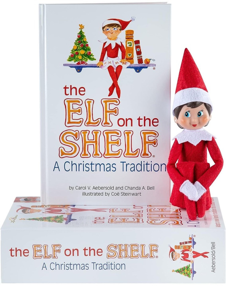 Elf on The Shelf: A Christmas Tradition (Blue-Eyed Girl Scout Elf)