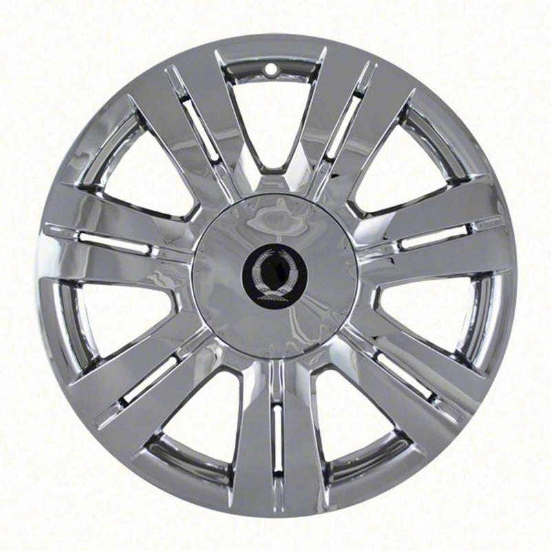 18 Inch 7 Double Spoke Chrome Wheel Covers Set of 4 Non-Steel Coast to Coast