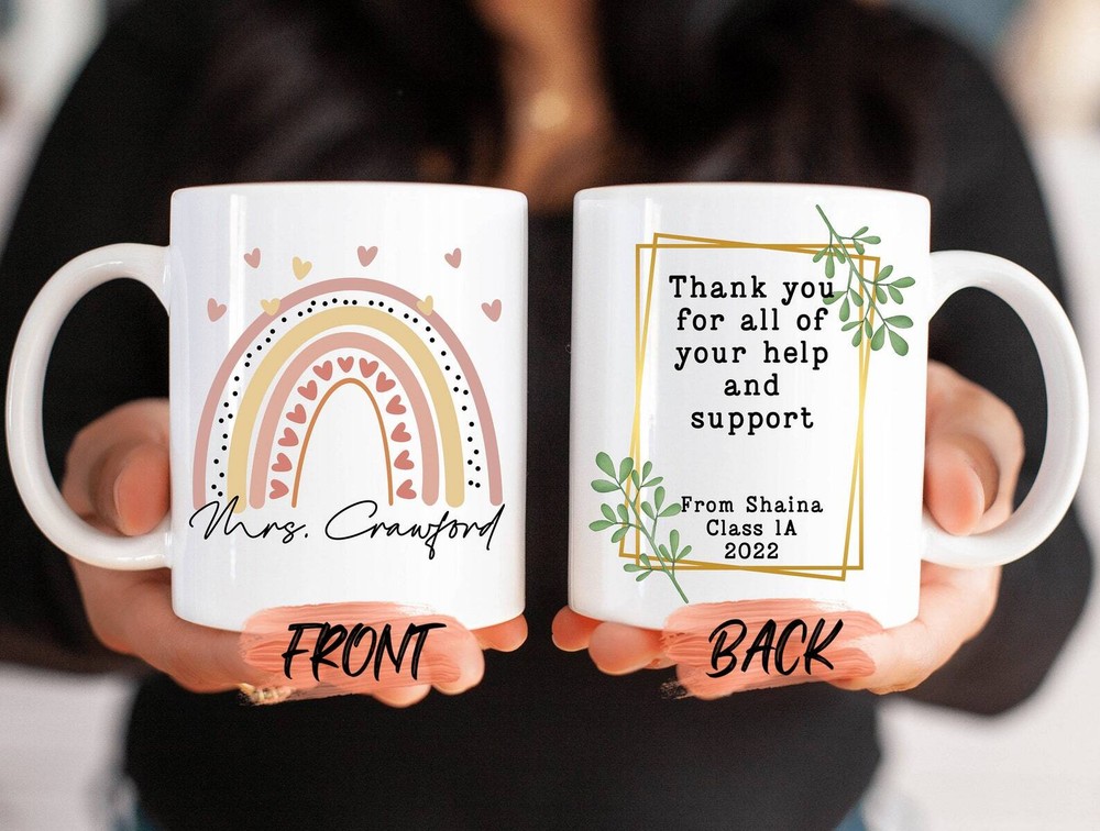Thank You Mug Thank You Teacher Mug For Teachers’ Christmas Gift Teacher Coffe