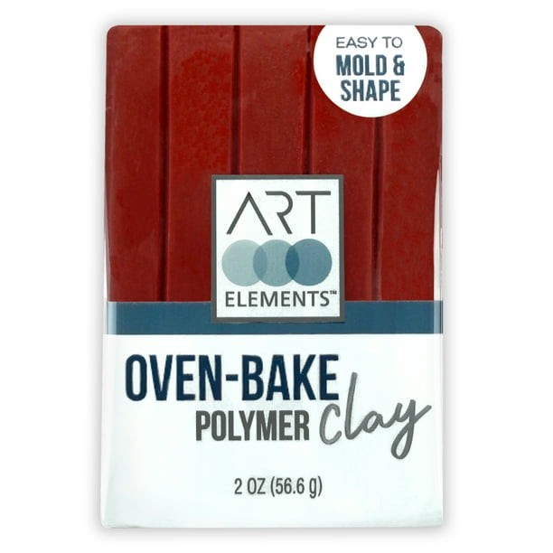 ArtSkills 2oz Oven-Bake Polymer Clay in Brick Color for Crafting