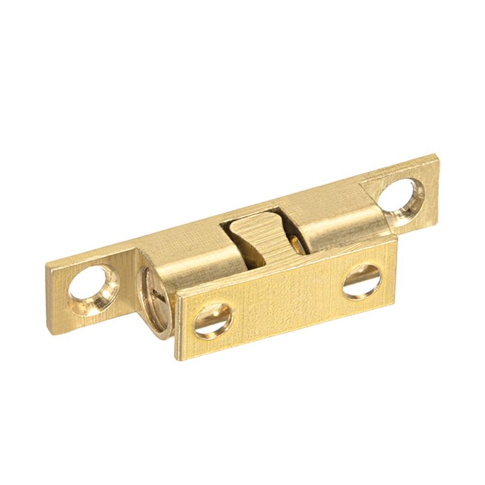 2pcs Cabinet Door Closet Brass Double Ball Catch Tension Latch 42mm Length