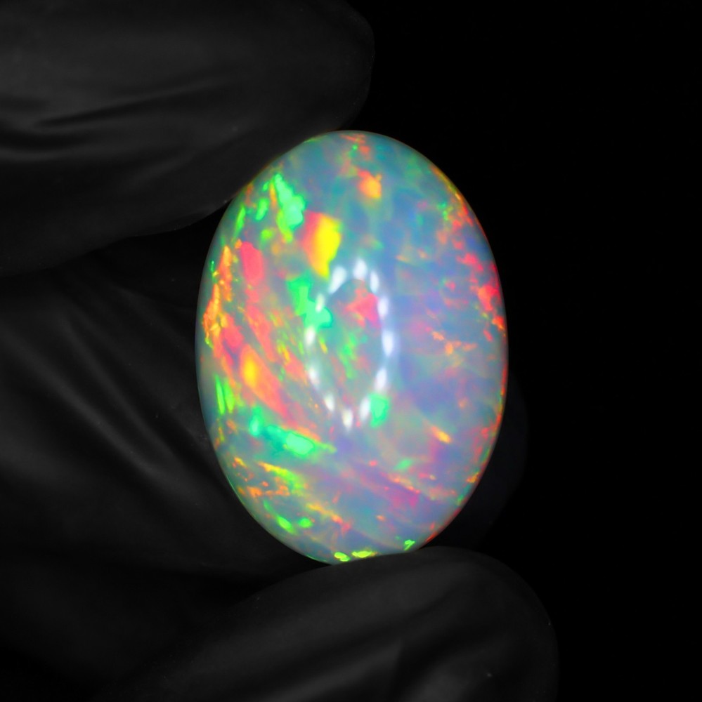 Natural Opal Cabochon 15.45 Ct Natural Welo Opal Gemstone 23x16.50x9MM