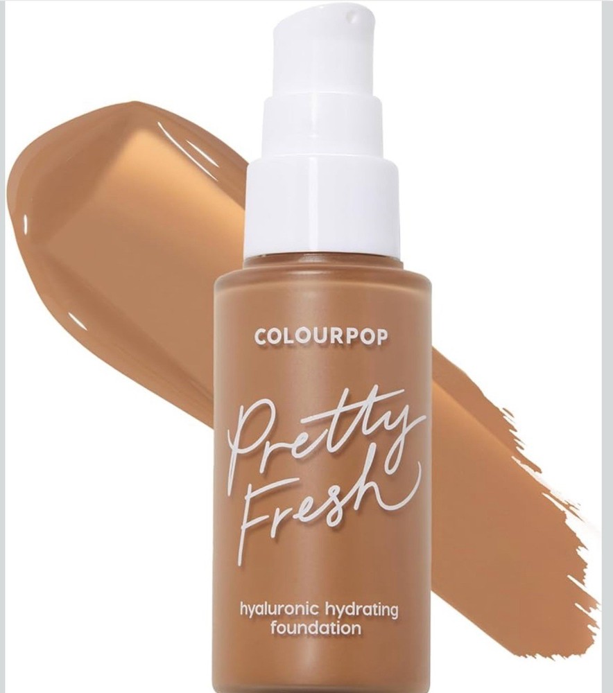 ColourPop Pretty Fresh Foundation in Dark 157 W Vegan Hyaluronic Hydrating