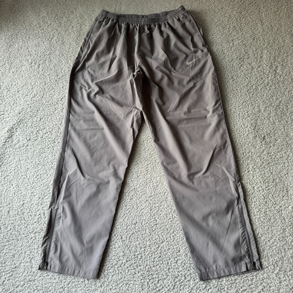 Nike Dri-Fit Mens 2XL Gray Lightweight Running Training Gym Pants