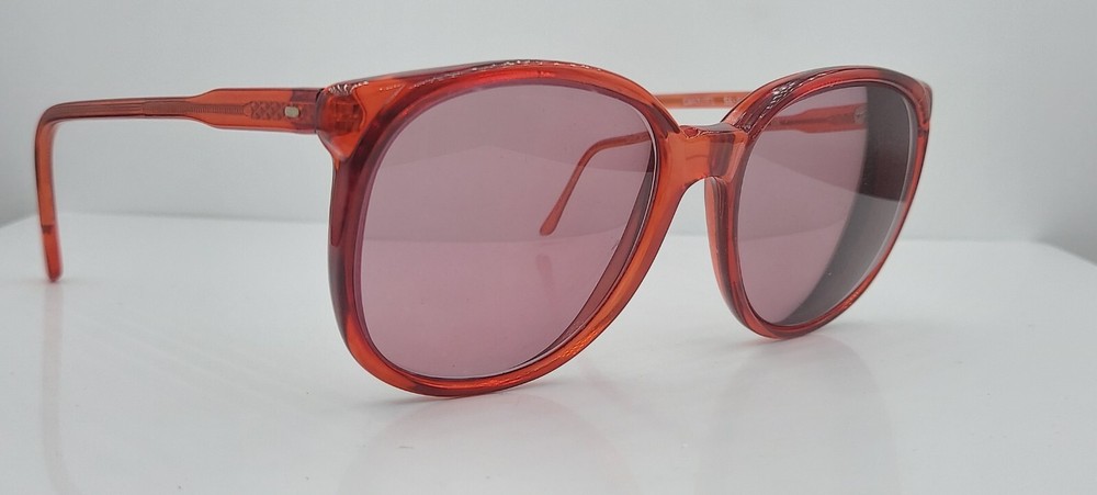 Vintage Campus RD Carousel Brown Oval Horn-Rimmed Sunglasses Macau FRAMES ONLY