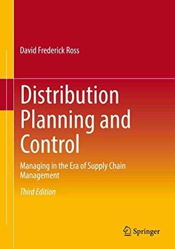 Distribution Planning and Control: - Hardcover, by Ross David Frederick - Good
