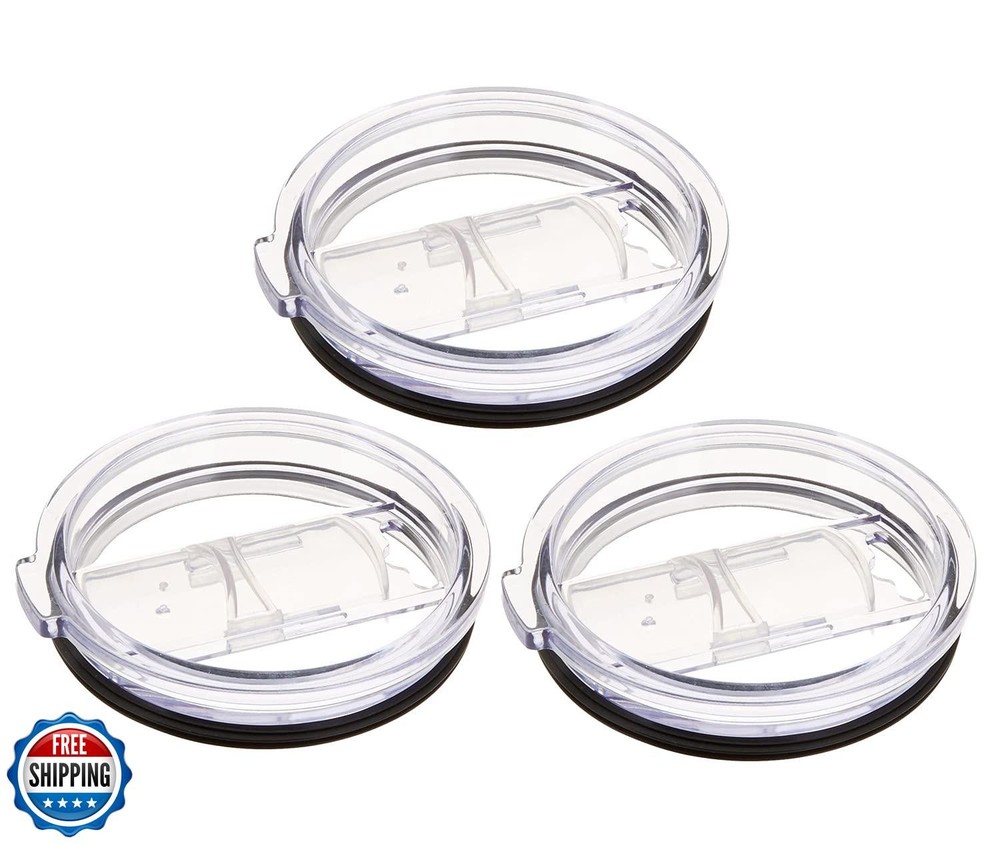 3-Pack Replacement Lid for 20oz Yeti & 10oz Lowball Tumblers