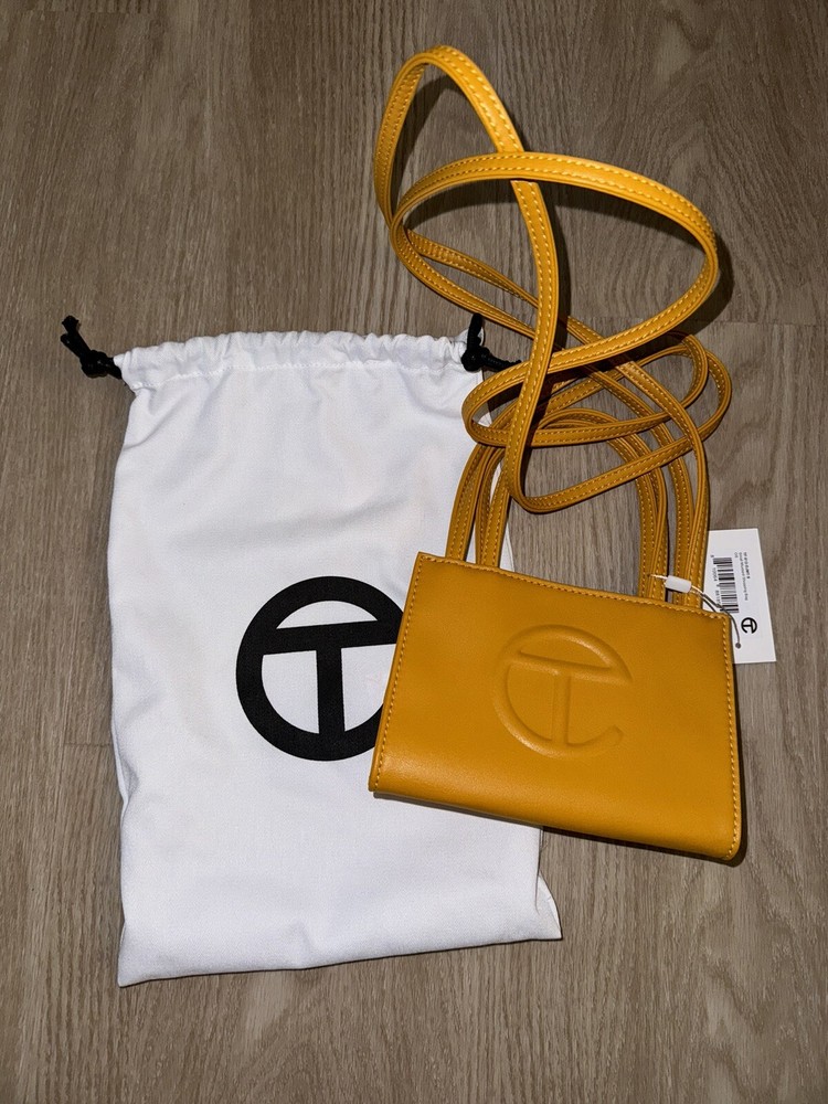 Telfar Small Mustard Shopping Bag With Dust Bag
