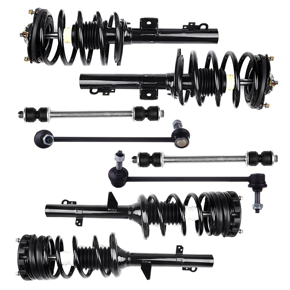 1996-2007 Ford Taurus Front Rear Struts Sway Bar Ball Joints Tie Rod Kit