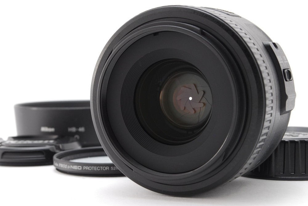 [MINT w/Hood] Nikon AF-S Nikkor 35mm f/1.8 G DX SWM Wide Angle Lens From JAPAN