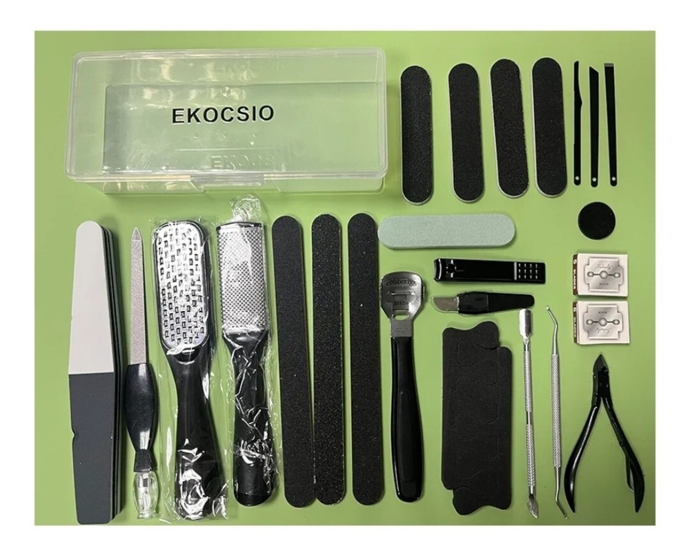 36 in 1 Pedicure Kit, Professional Pedicure Tools Foot Rasp Foot Dead Skin Remov