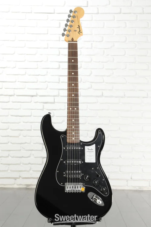 Fender Standard Stratocaster HSS Electric Guitar - Black
