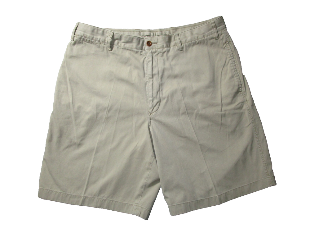 Nautica Clipper Chino Shorts Men's Sz 36W Beige Relaxed Fit Pockets 9