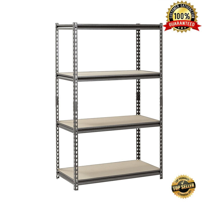 Heavy Duty Steel Storage Rack 4 Tier Adjustable Shelves Easy Assembly 3200Lb Hot