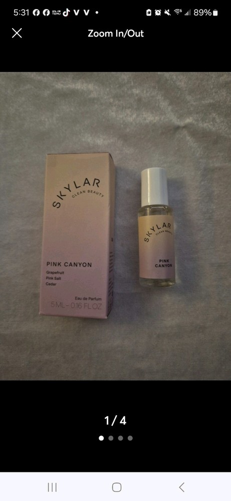 SKYLAR Pink Canyon Floral Citrus Fragrance Eau De Parfum