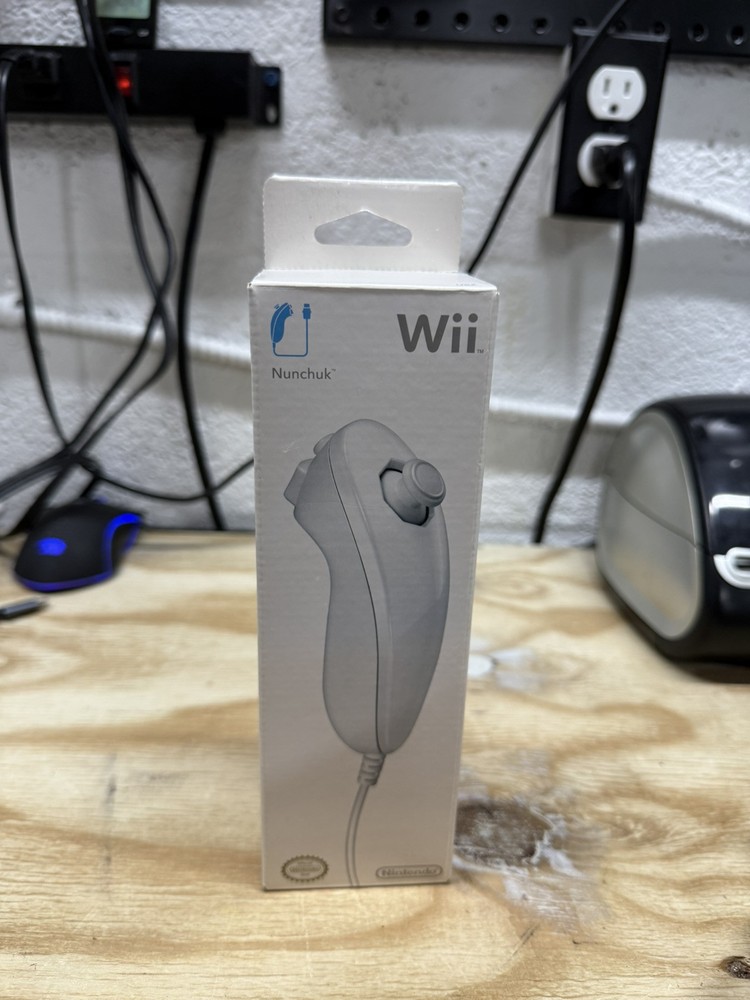 Nintendo Wii White Nunchuck Controller OEM Original Brand New Sealed