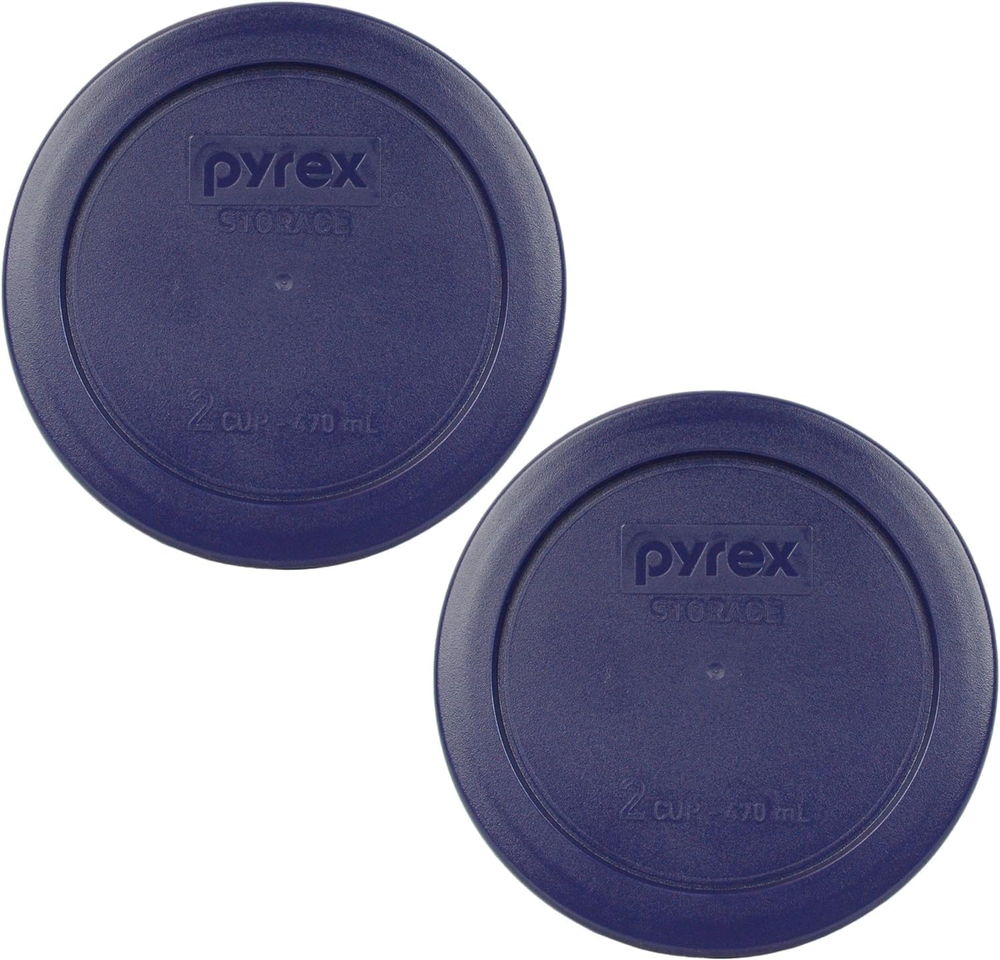 7200-PC Dark Blue Round Storage Lids 2-Pack Genuine Original Fit