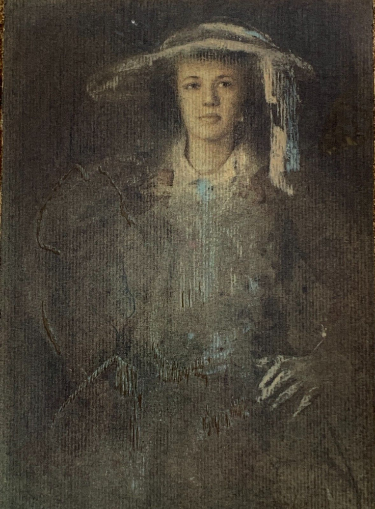 Mersad Berber (Bosnian, 1940–2012) Mixed Media FLORA, Hand Signed