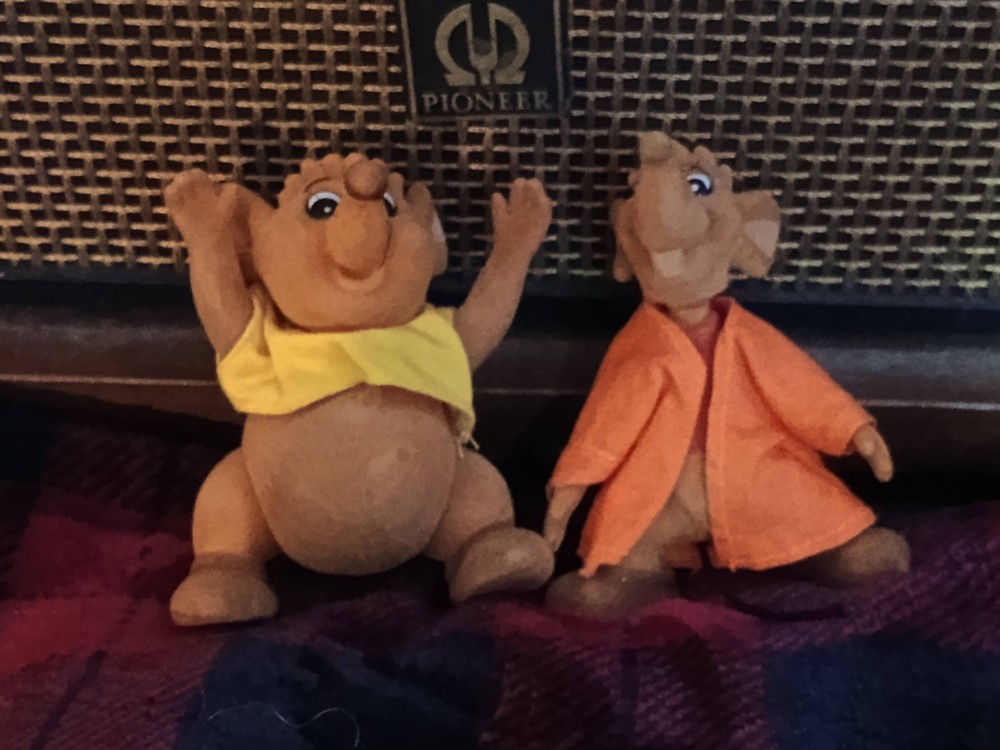 Disney Cinderella Gus and Jaq Plush Toy Figures with Outfits