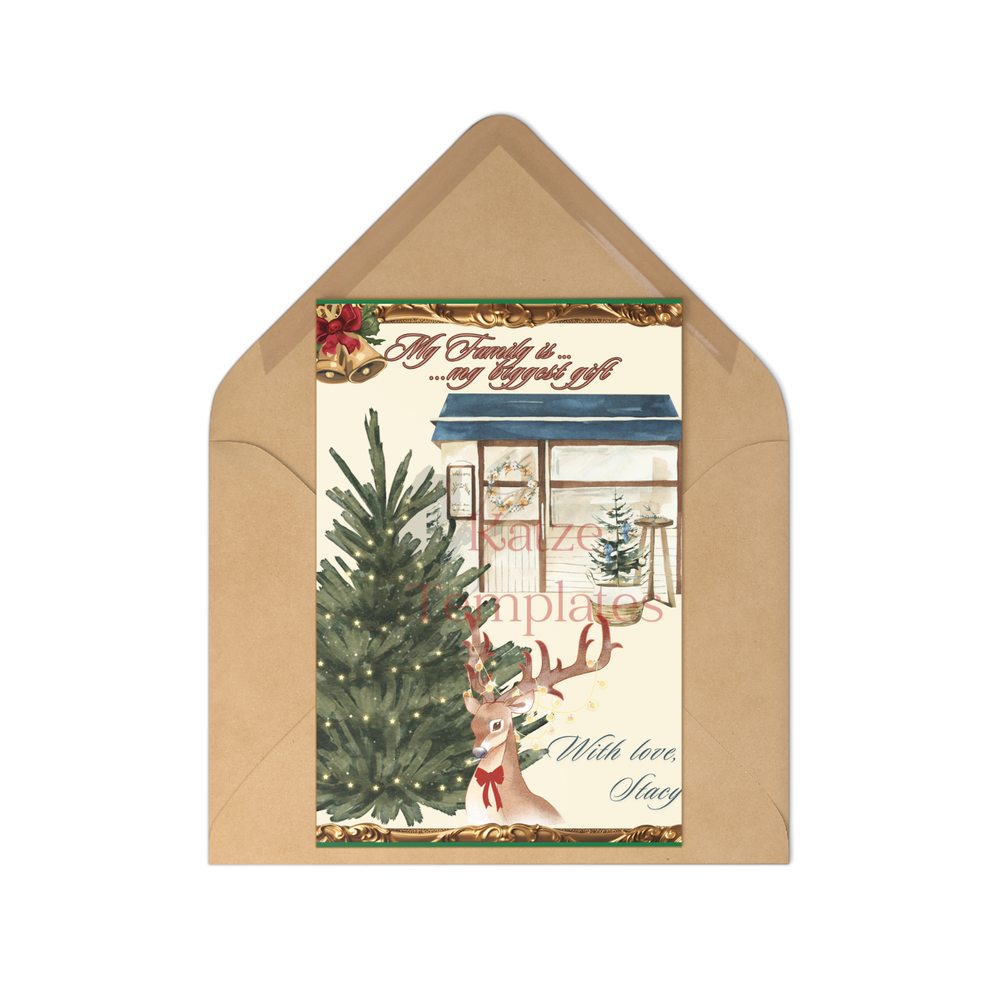 Christmas Gift Card Customizable-image