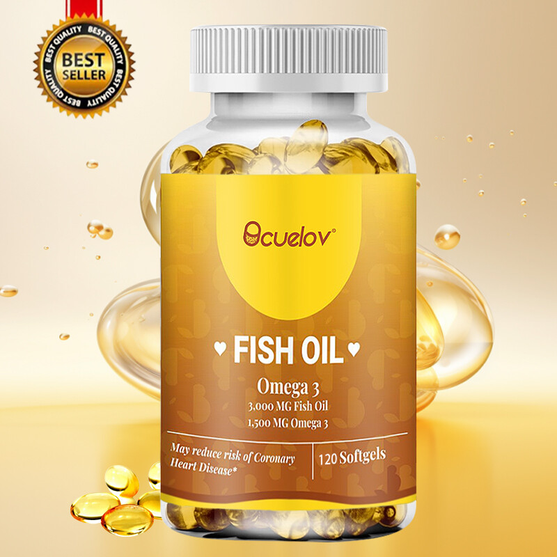 Highest Potency Omega 3 Fish Oil 3000mg EPA DHA 120 Caps