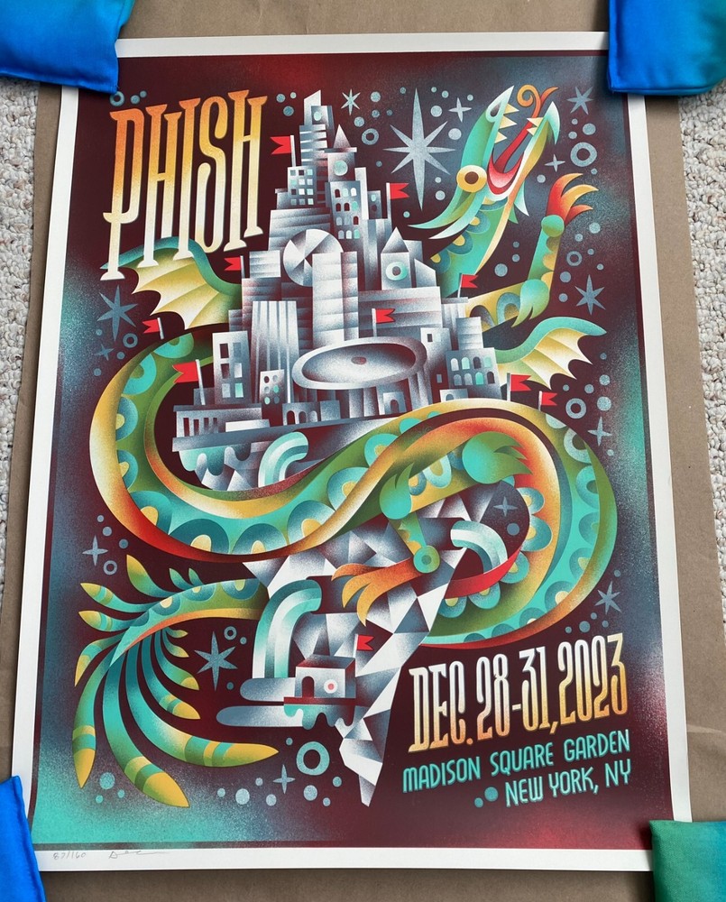 PHISH New Years Run Poster 2023 MSG New York NYC Aren Vandenburgh  AE x/160-image