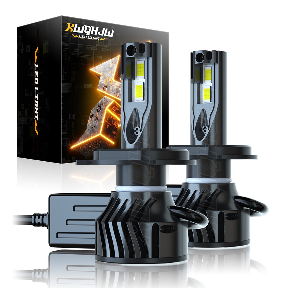 Luces Fuertes Para Auto Coche Luz Carro Bulbs Kit H4 9003 LED Blanco Hi/lo Beam