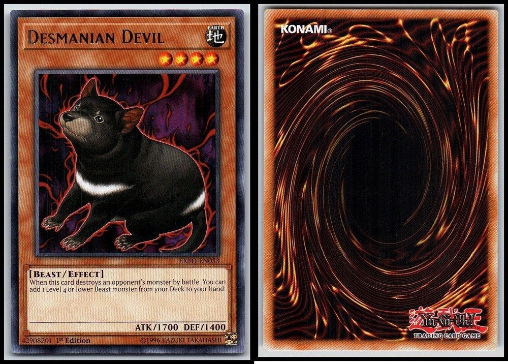 DESMANIAN DEVIL EXFO-EN033 1st Edition YuGiOh Ultra Rare Card