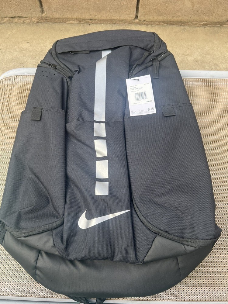 Nike Hoops Elite Pro Basketball Backpack Black Silver DA1922-011 Ball Shoe Bag