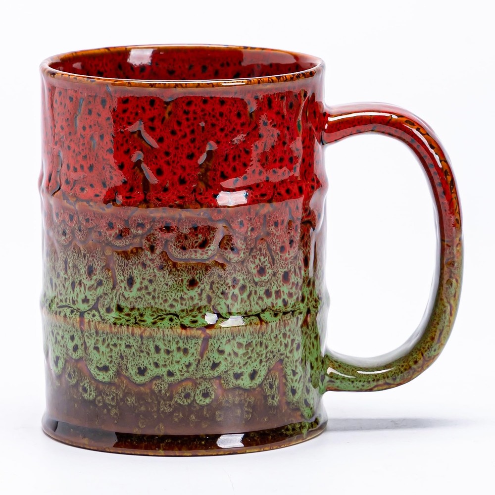 20oz Ceramic Beer Mug Handmade Large Coffee Cup Pottery