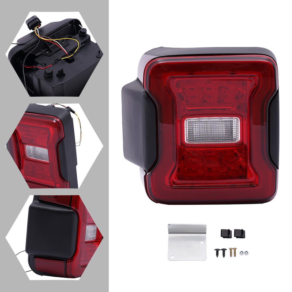 For 2018 2019 2020 2021 2022 Jeep Wrangler LED Tail Light Left Brake Lamp Driver