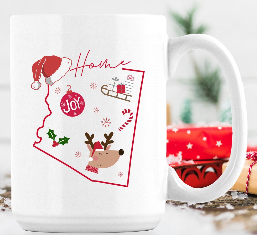 Arizona Christmas Mug - Perfect Xmas Gift for Arizona Pride