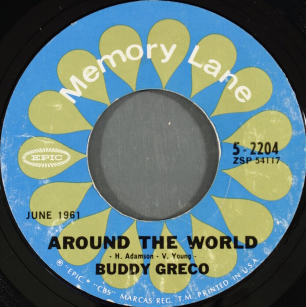 Buddy Greco Around The World The Lady Is A Tramp 7-Inch Styrene Pit Pressing