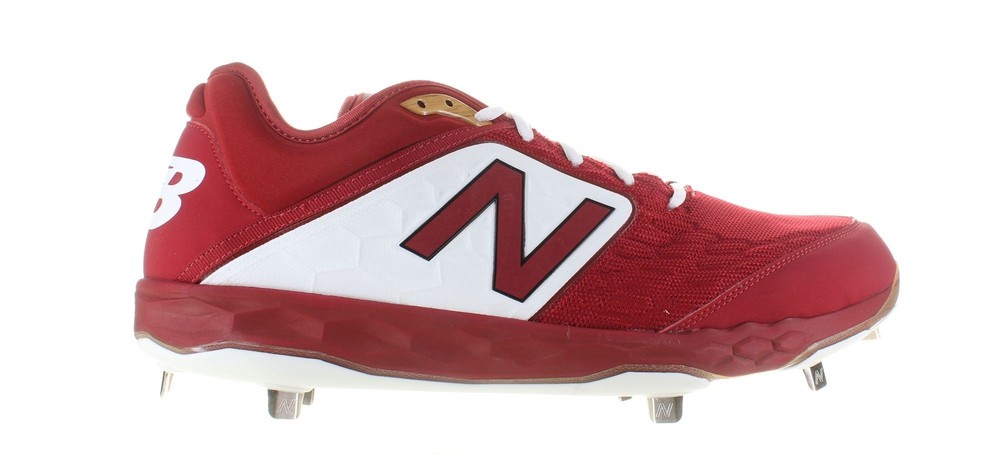 New Balance Mens L3000mw4 Red Baseball Cleats Size 16 (2E) (7697072)
