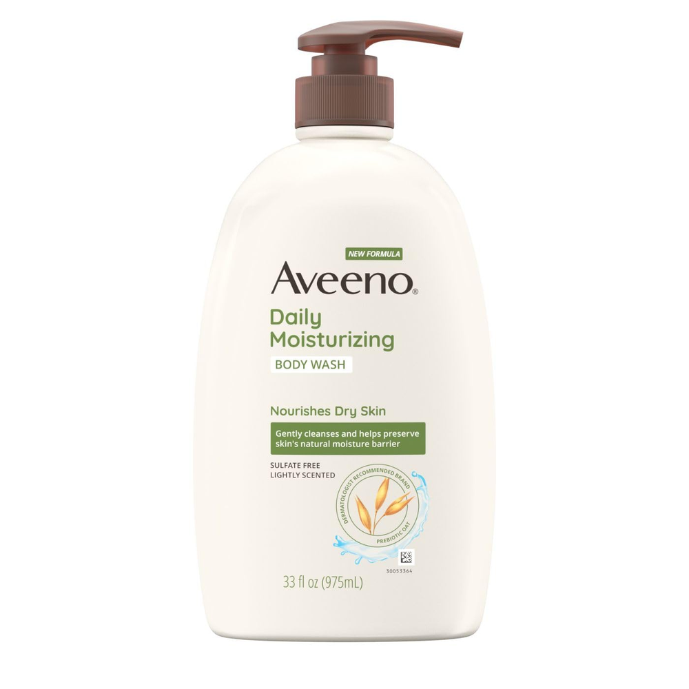 Aveeno Daily Moisturizing Body Wash for Dry Skin with Soothing Oat Formula