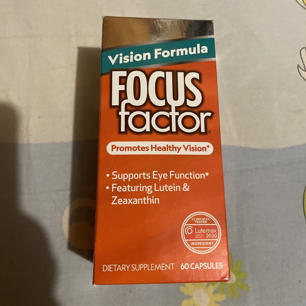 Focus Factor Vision Formula - 60 Capsules; Exp 5/25