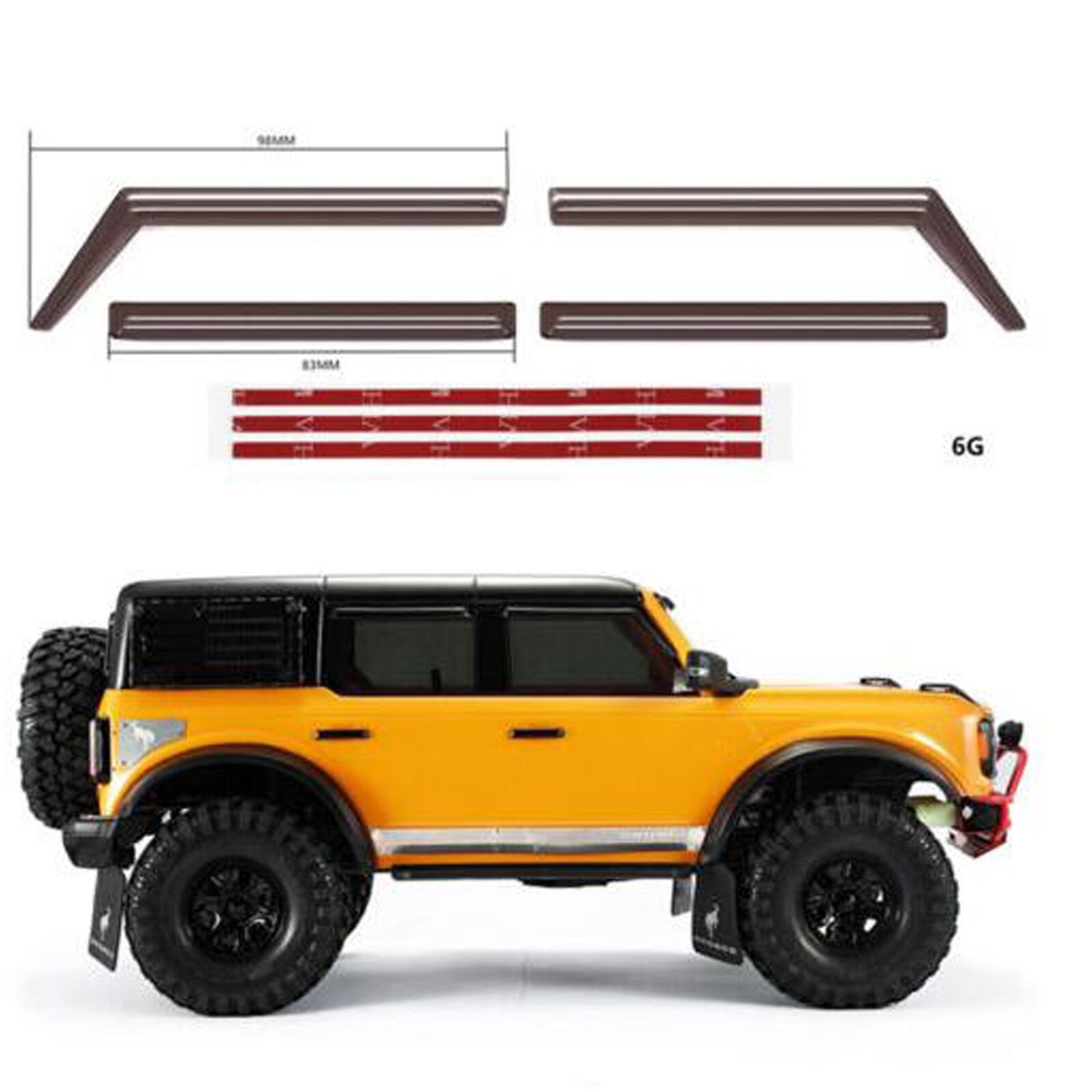 For DJ TRX-4 TRX4 Ford Bronco RC Car Sun Visor Shield Weather Rain Shield
