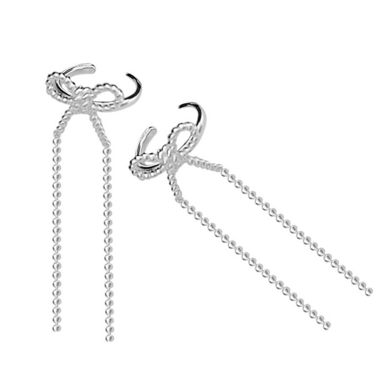 Bow Knot Ear Clip – Stylish Eye-Catching Jewelry for Every Occasion