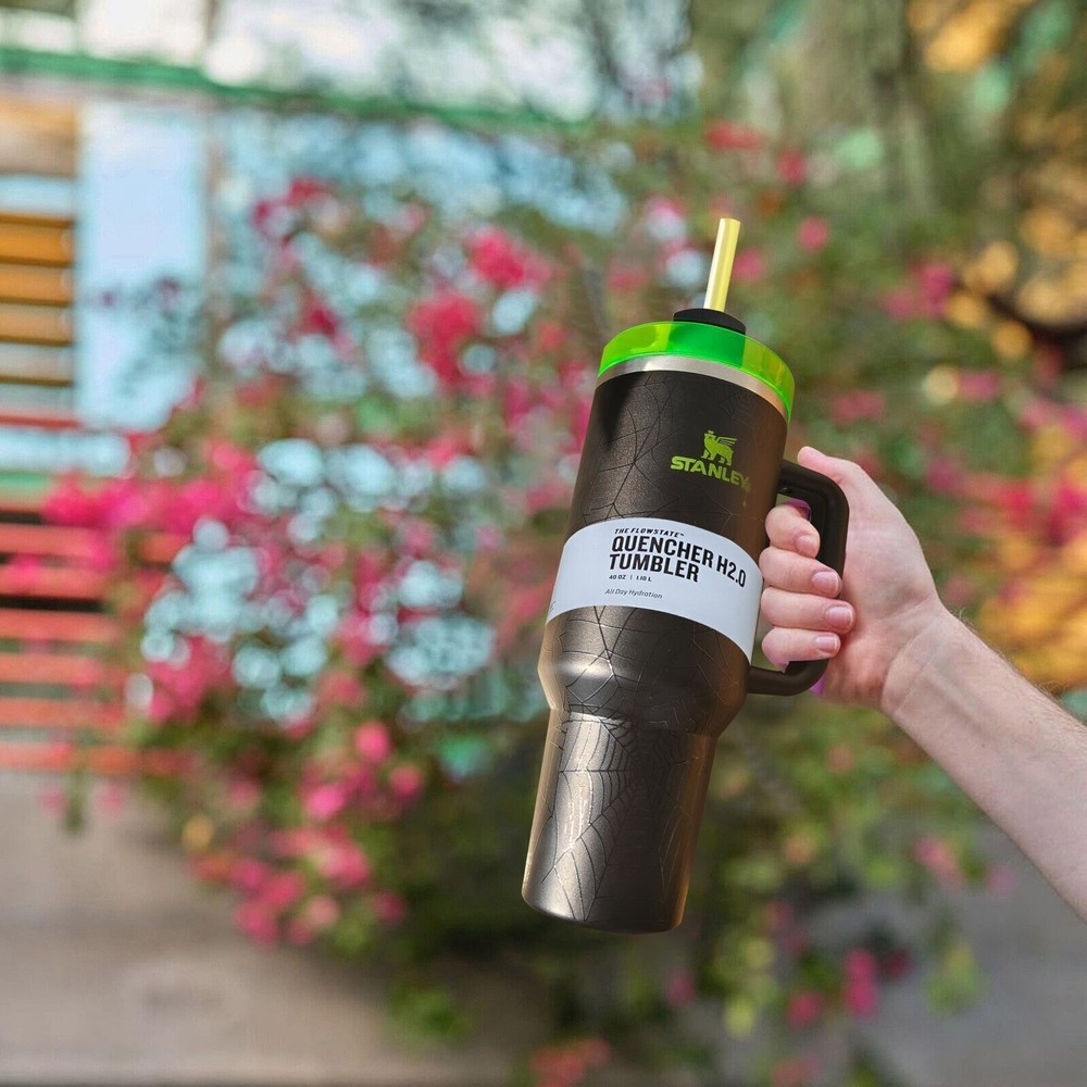 Bottles Web Glow Cup the Halloween Quencher H2.0Flowstate Tumbler 40OZ Christmas