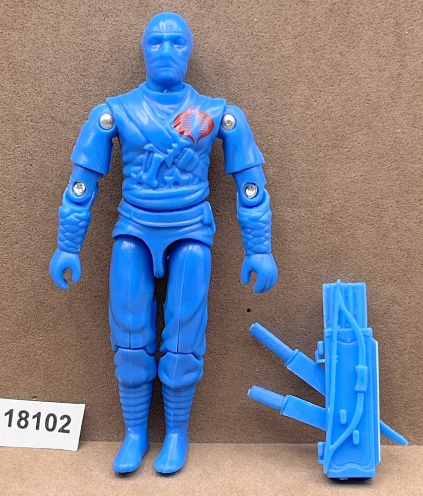 BLACK MAJOR CUSTOM STORM SHADOW BLUE TEST SHOT G.I. Joe 3.75